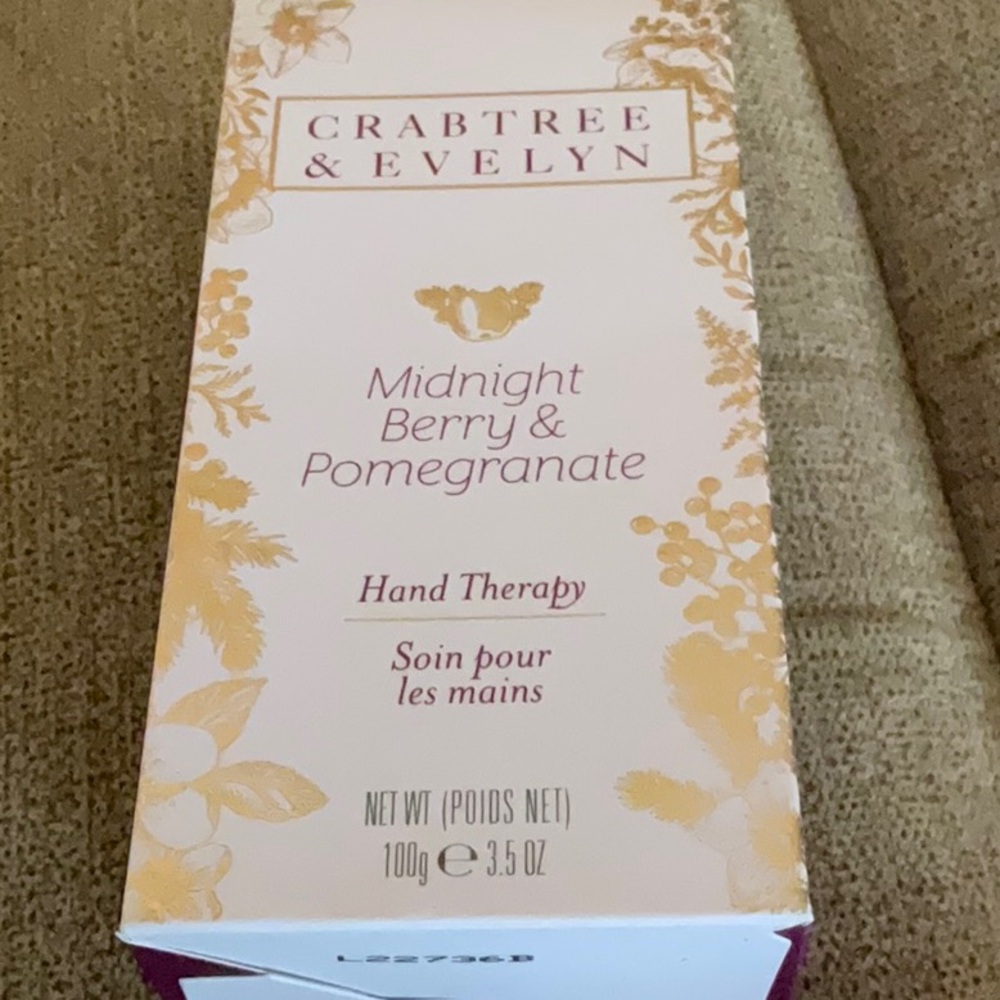 Crabtree & Evelyn Midnight Berry & Pomegranate Hand Therapy, 3.5 oz